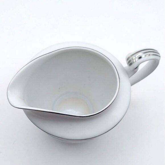 Valmont China Royal Wheat Porcelain Sugar Bowl W/ Lid & Creamer Set Japan 1950s - Picture 13 of 15